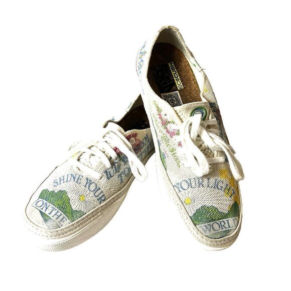 Vans EcoCush Off The Wall Sneakers Shoes Men's 11.5 Low Top Lace Up Summer Print - Picture 2 of 11